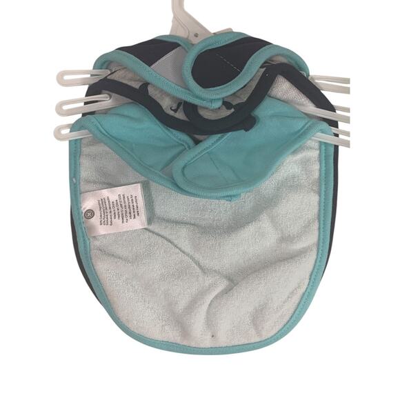 Buttons and Stitches 3 Pack Baby Boy Bibs Blue Turquoise New - Picture 4 of 7